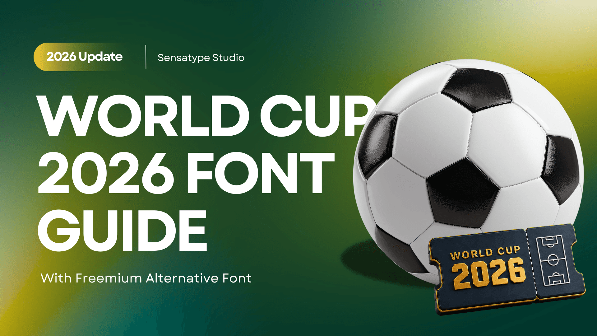 What Font Is The World Cup 2026 ?