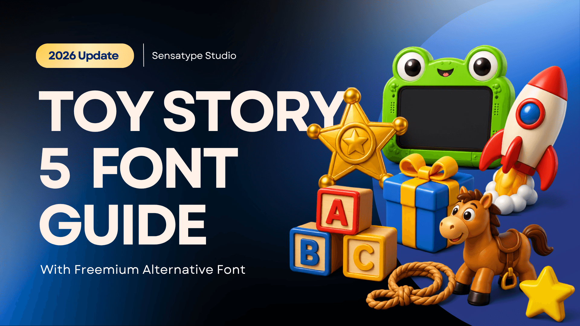 Toy Story 5 Font Alternative