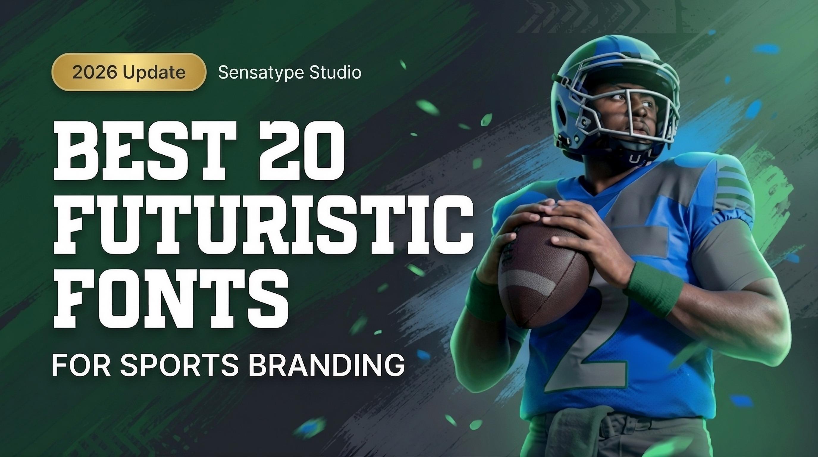 Best 20 Futuristic Fonts for Sports Branding