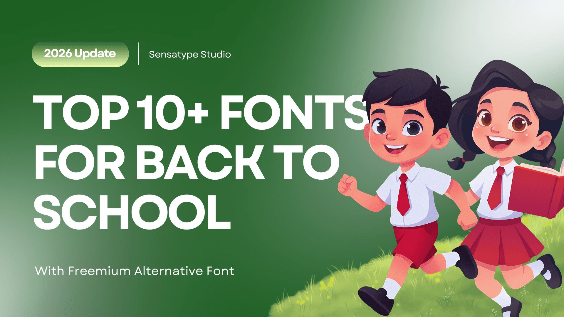 Top 10+ Back to School Fonts in 2026