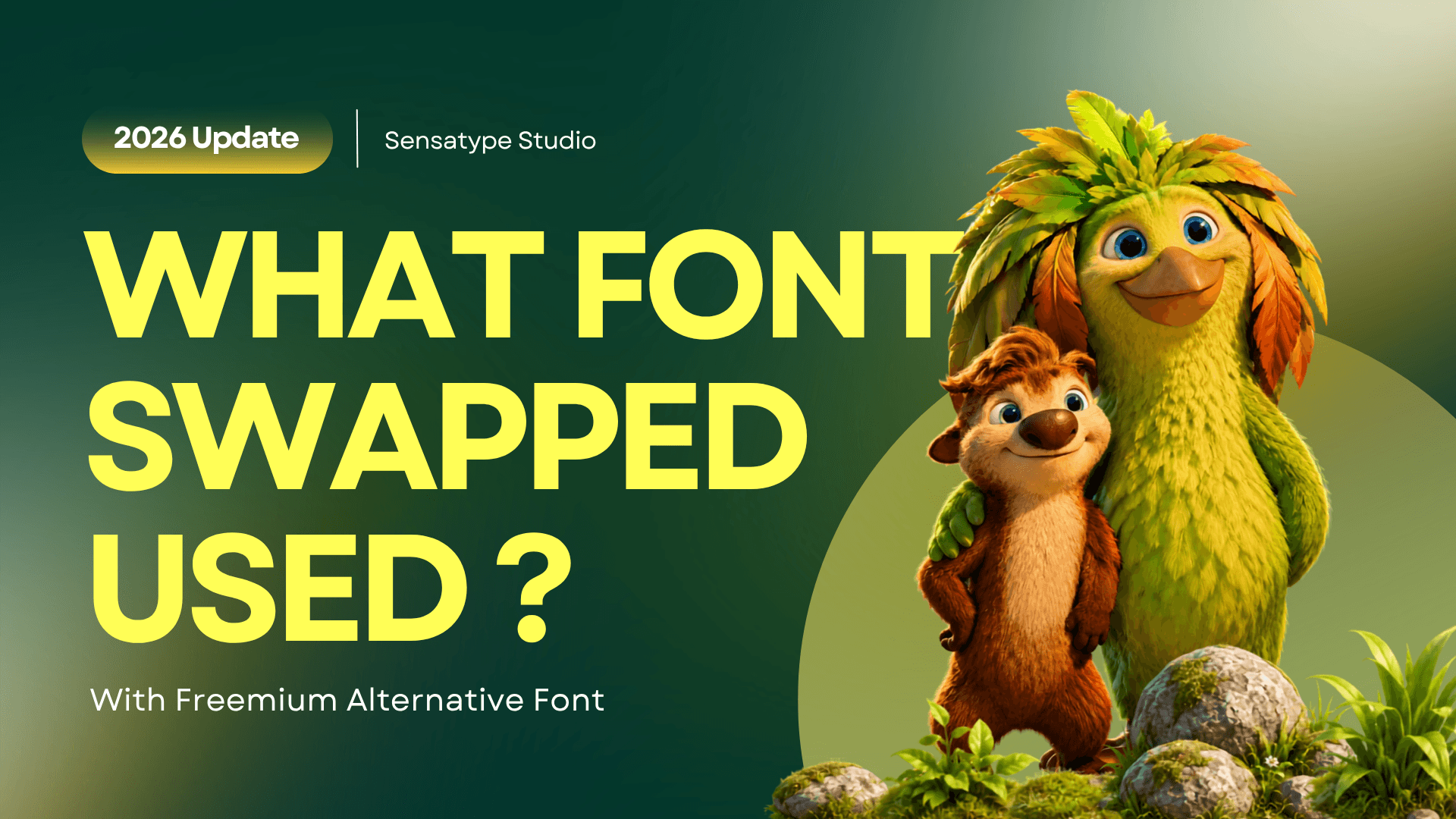 7+ Swapped Movie Font Alternative