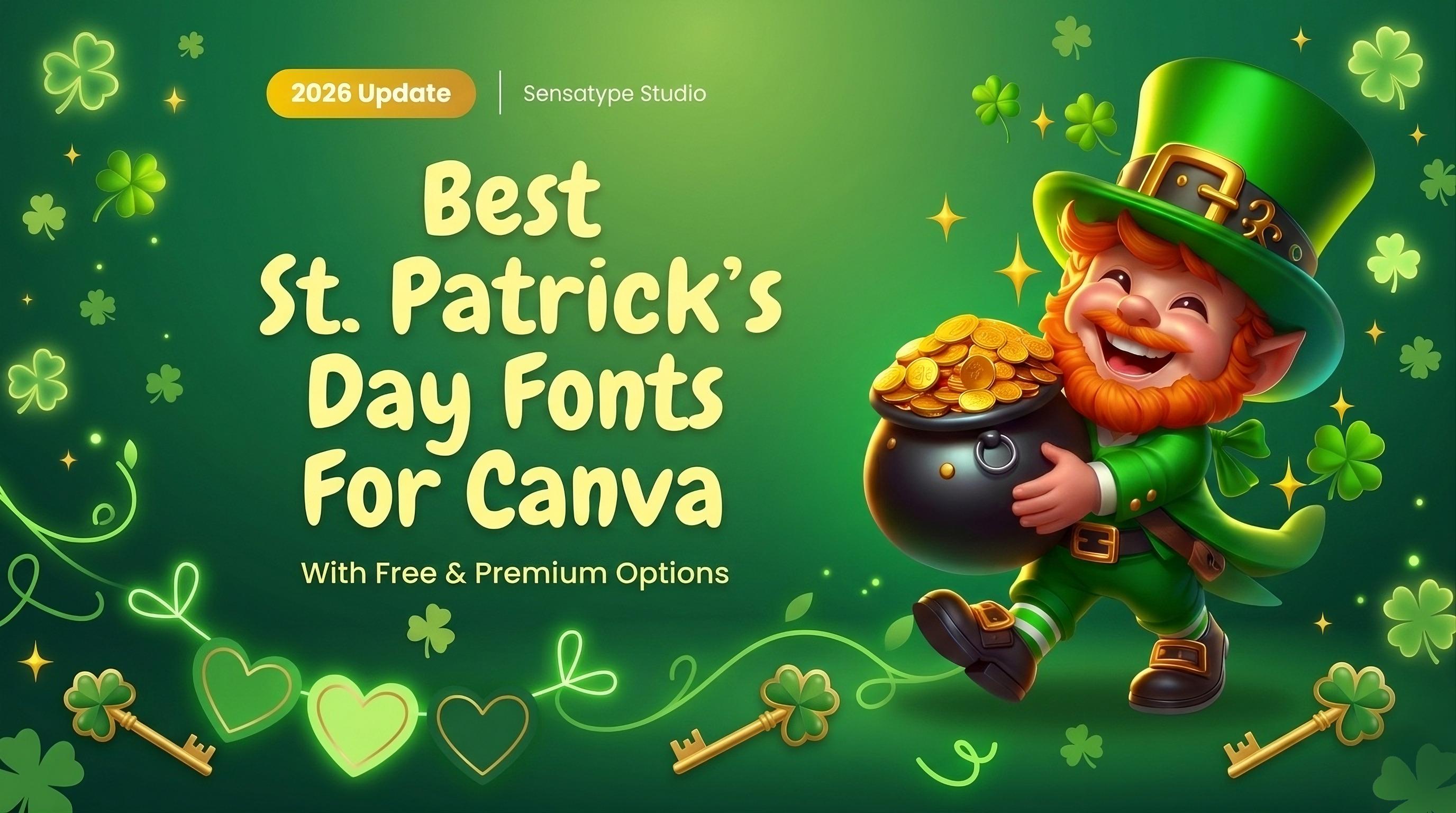 Best St. Patrick’s Day Fonts for Canva in 2026