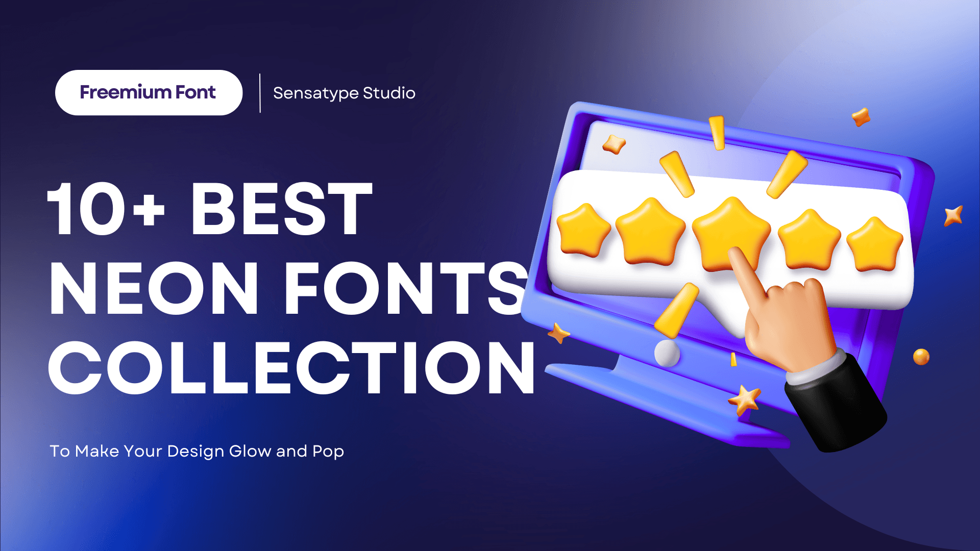 10+ Best Neon Fonts to Make Your Design Glow and Pop